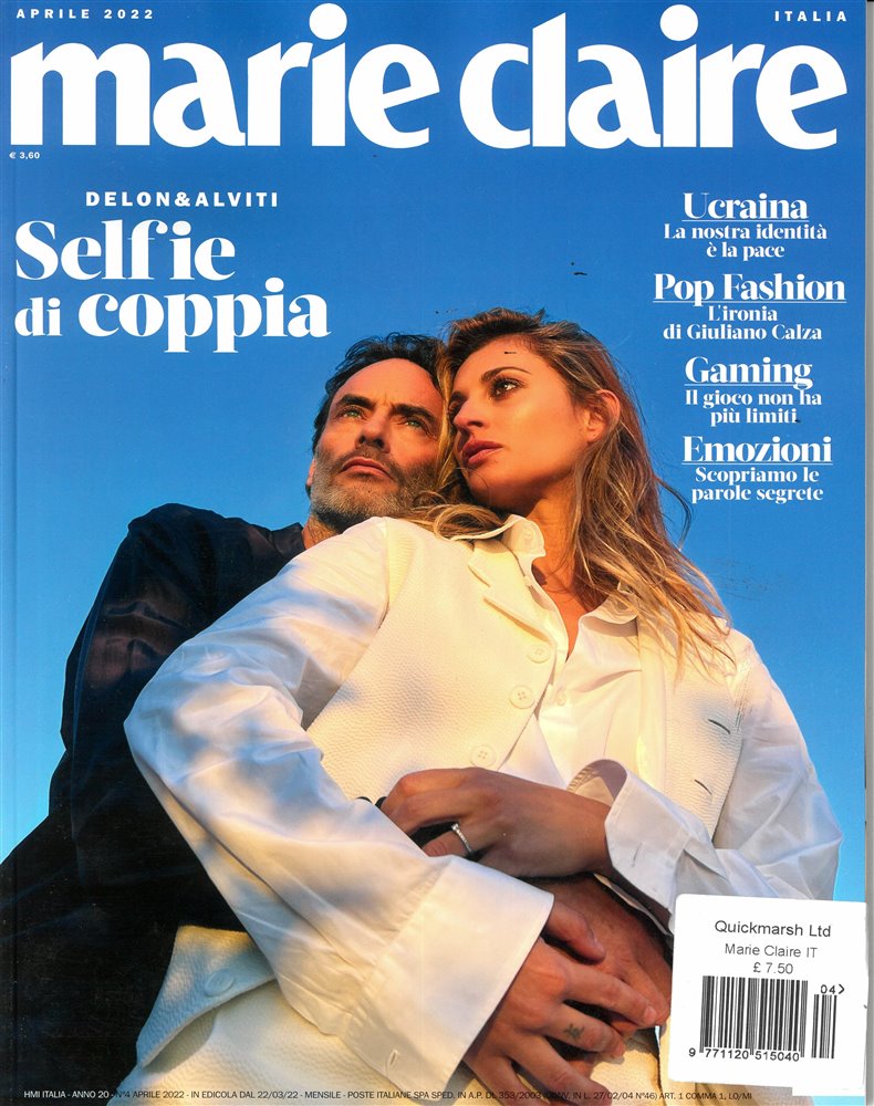 Marie Claire Italy Magazine Issue NO 4