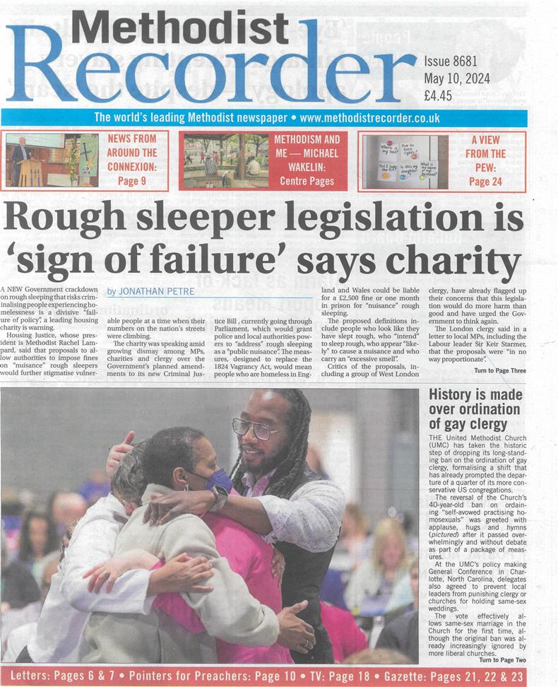 Methodist Recorder - 10/05/2024