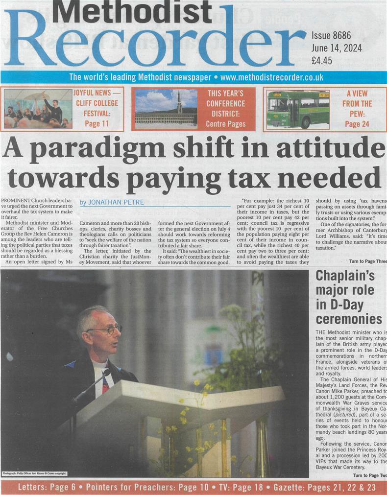 Methodist Recorder - 14/06/2024