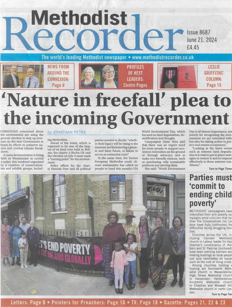 Methodist Recorder - 21/06/2024