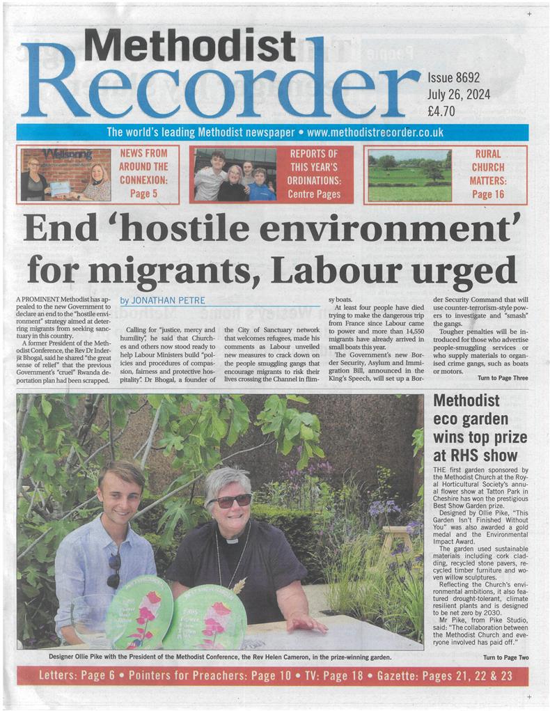 Methodist Recorder - 26/07/2024