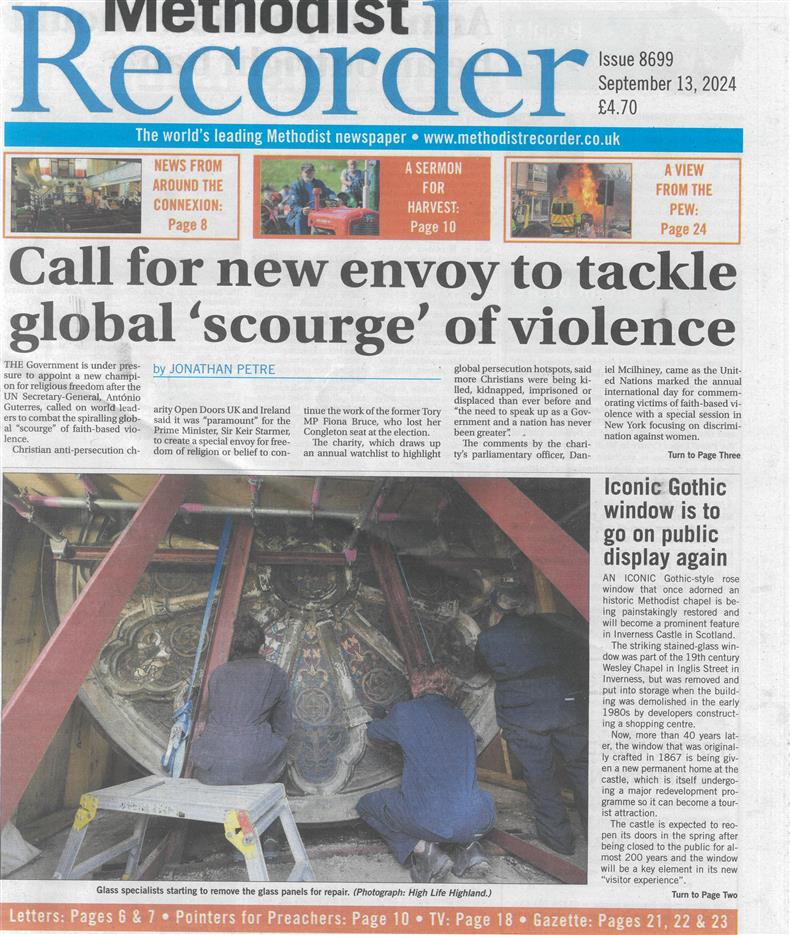 Methodist Recorder - 13/09/2024