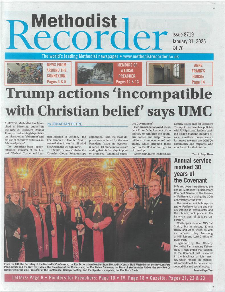 Methodist Recorder - 31/01/2025