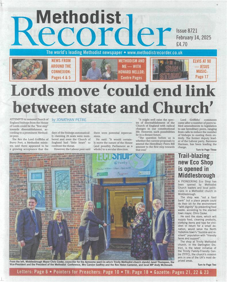 Methodist Recorder - 14/02/2025