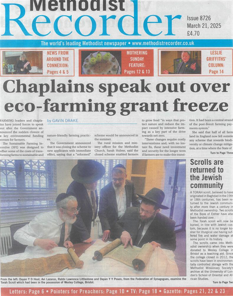 Methodist Recorder - 21/03/2025