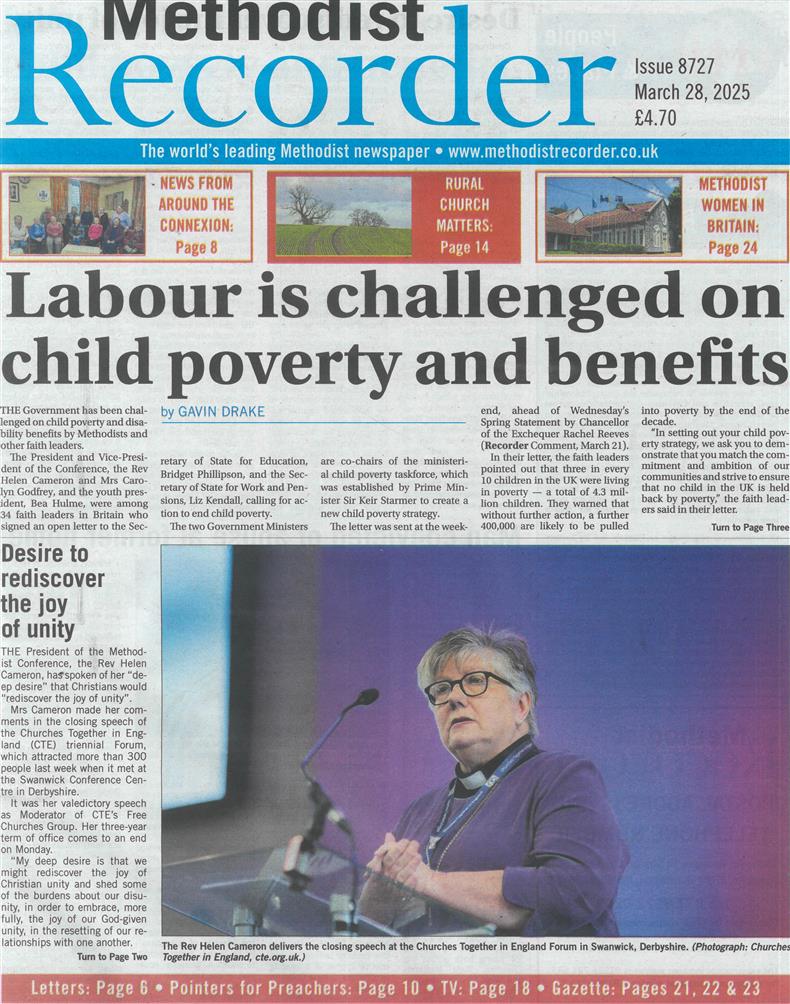 Methodist Recorder - 28/03/2025