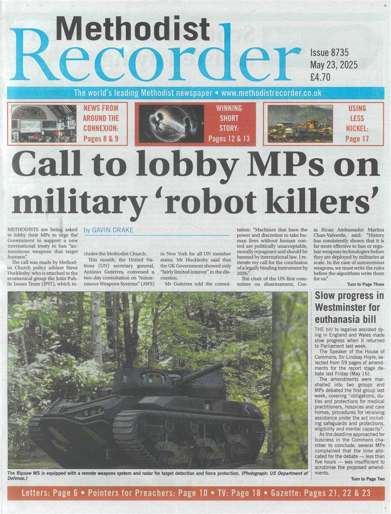 Methodist Recorder - 23/05/2025