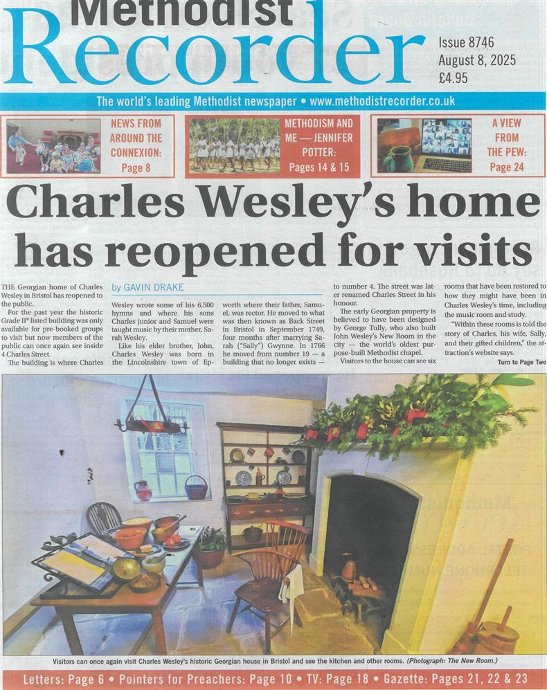 Methodist Recorder - 08/08/2025