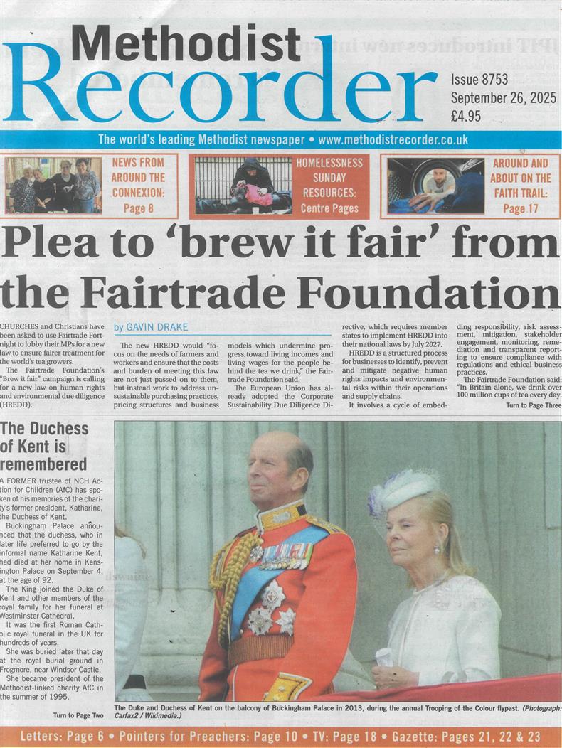 Methodist Recorder - 26/09/2025