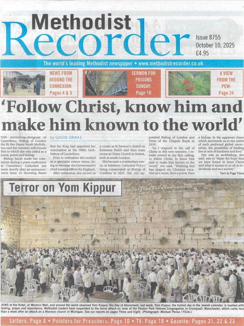 Methodist Recorder - 10/10/2025