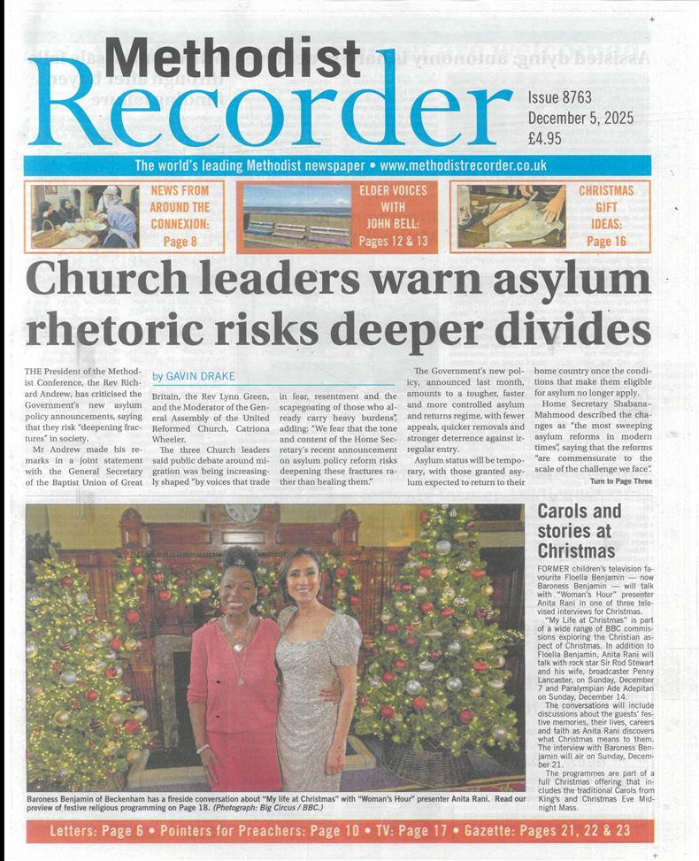 Methodist Recorder - 05/12/2025