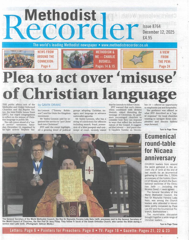 Methodist Recorder - 12/12/2025