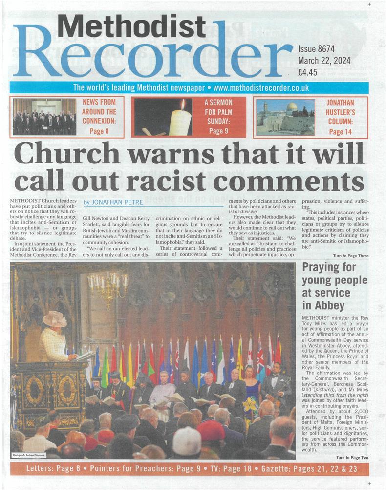 Methodist Recorder - 22/03/2024