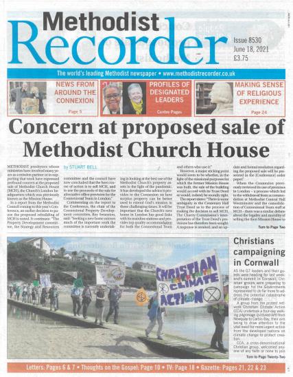 Methodist Recorder magazine
