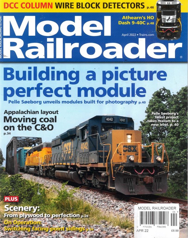 Model Railroader Magazine Issue APR 22