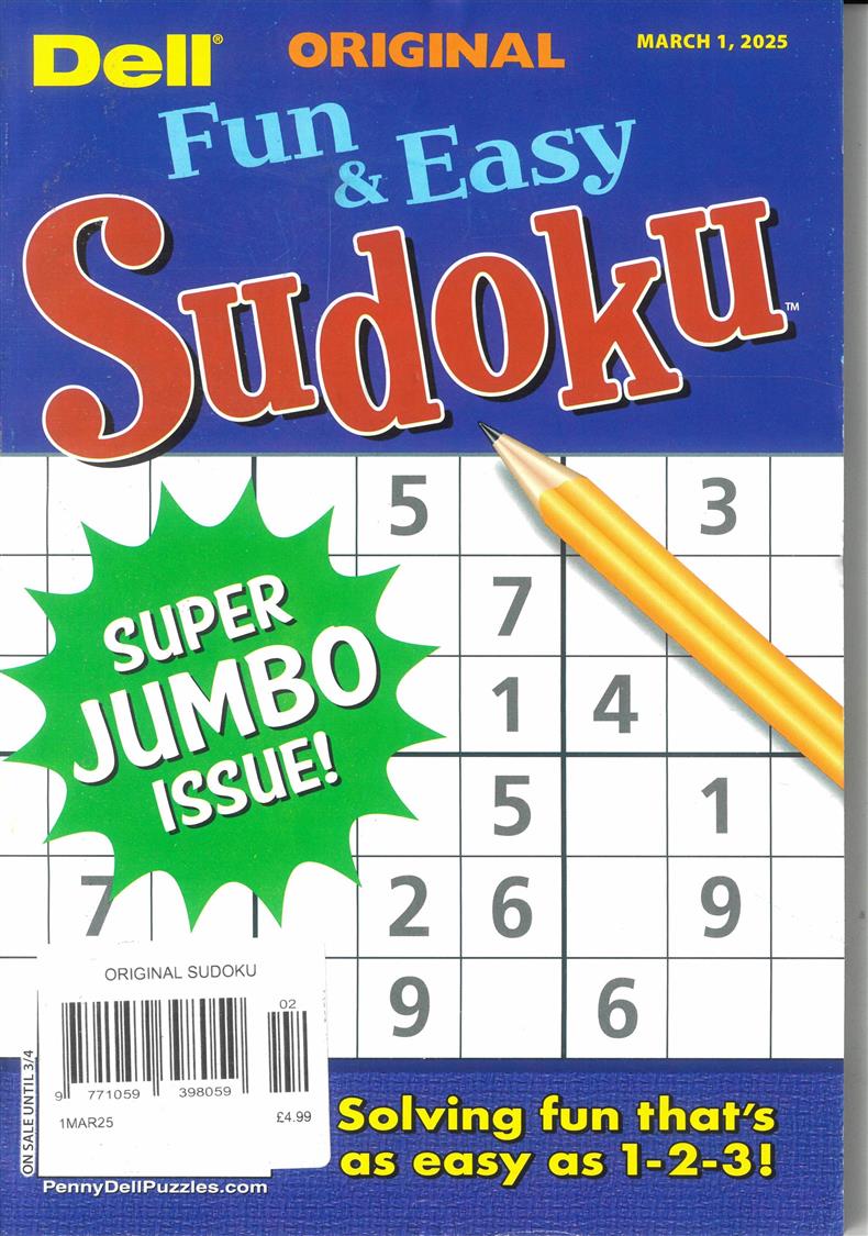 Original Sudoku - 01/03/2025