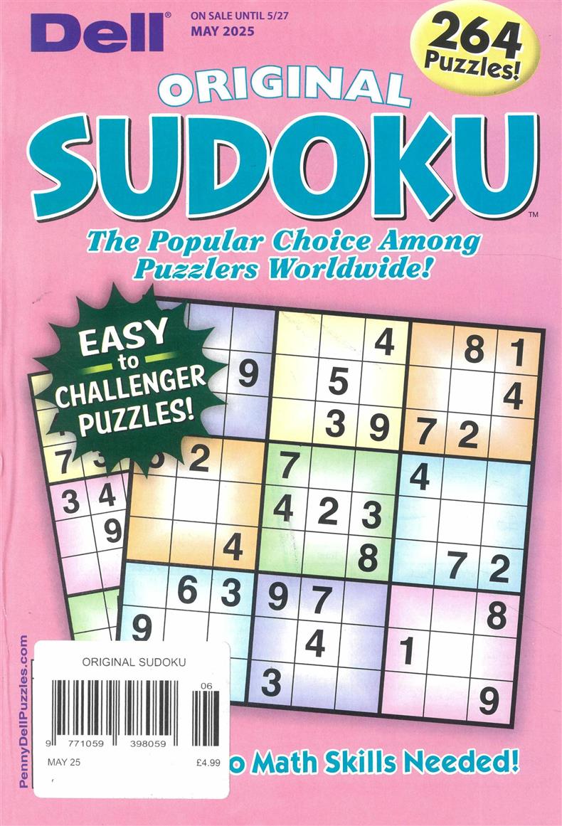Original Sudoku - MAY 25