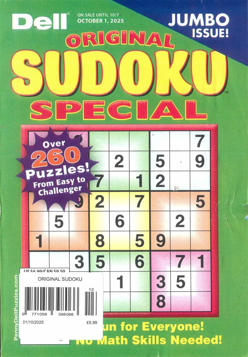 Original Sudoku - 01/10/2025