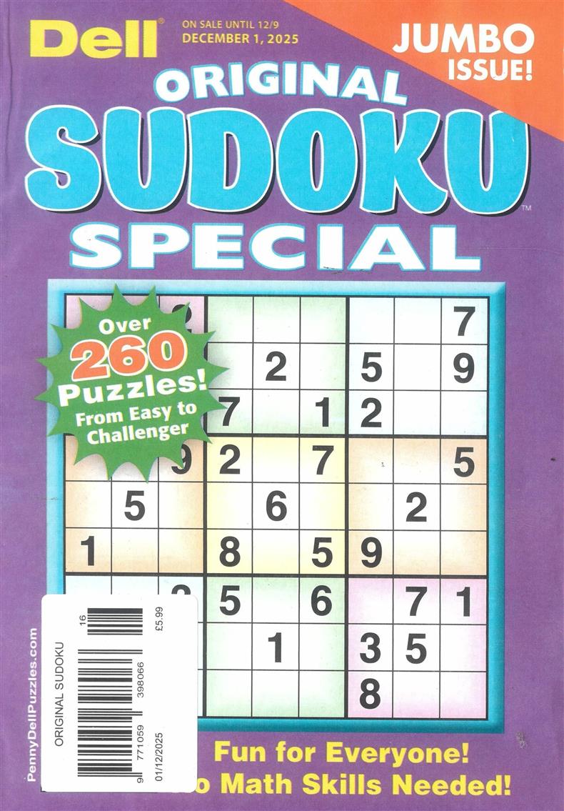 Original Sudoku - 01/12/2025