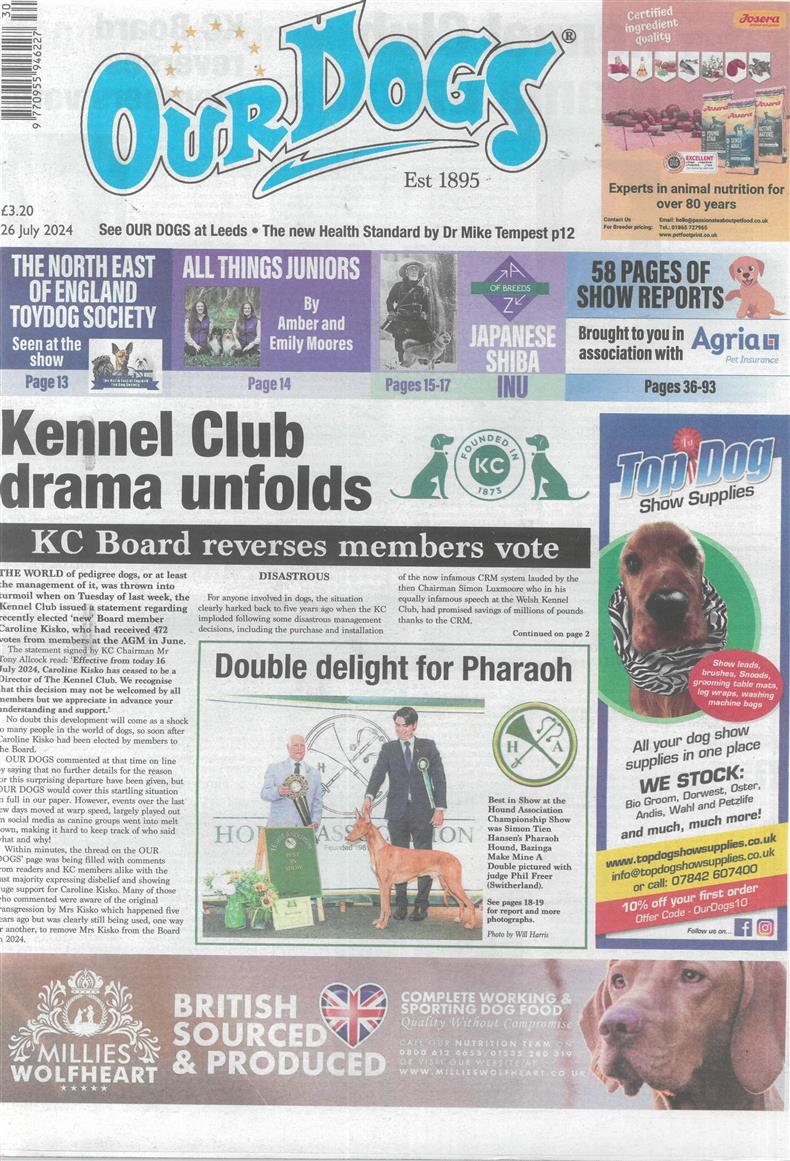 Our Dogs - 26/07/2024