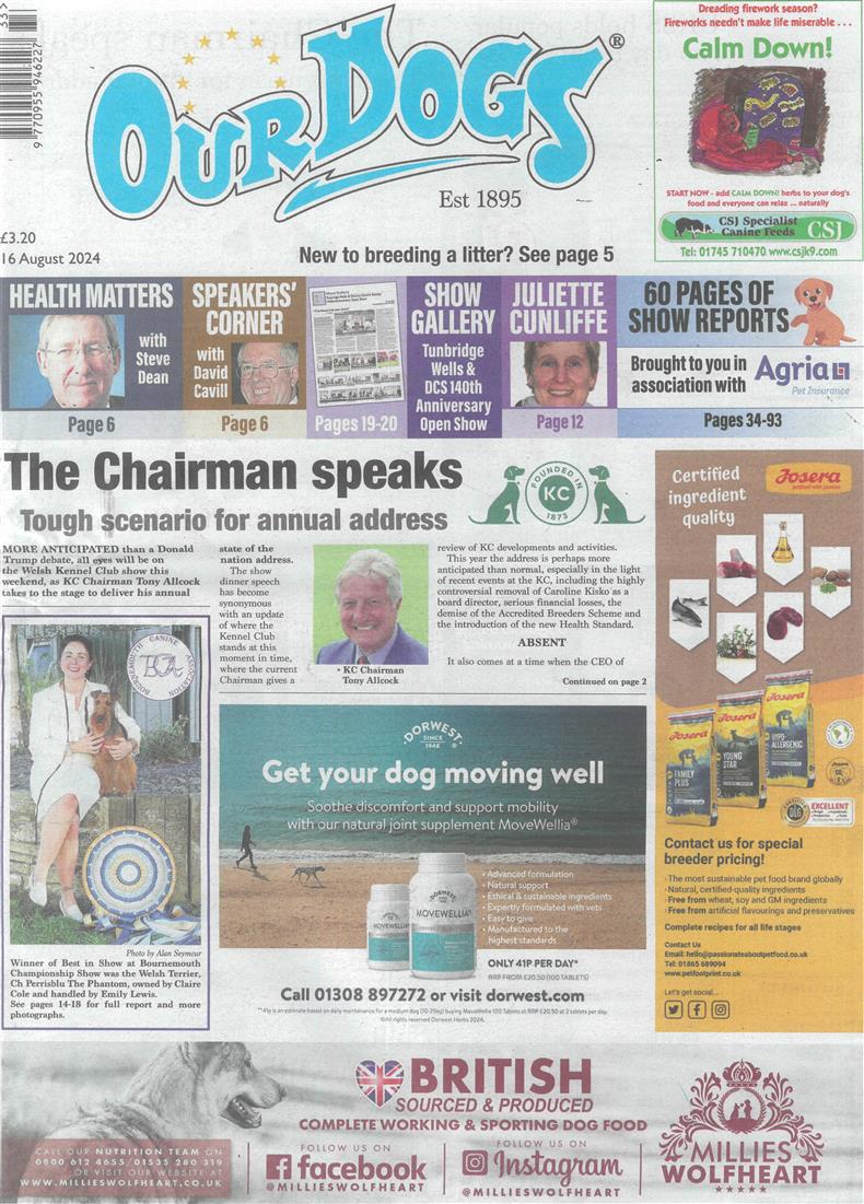 Our Dogs - 16/08/2024