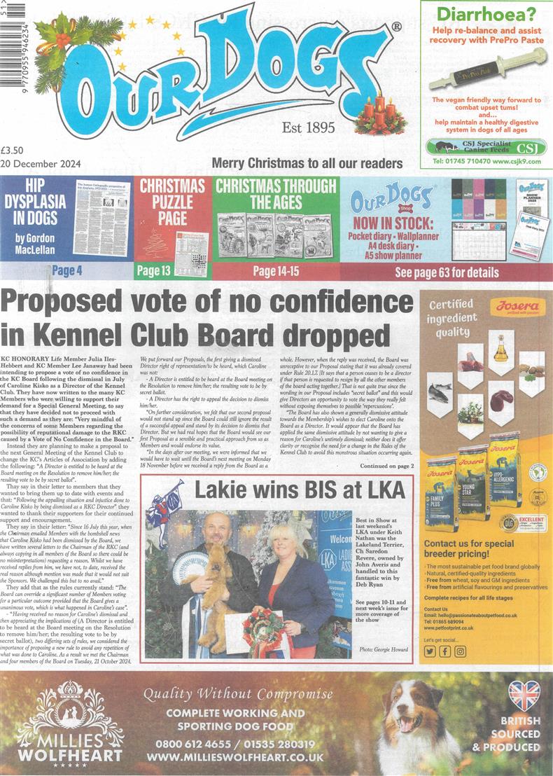 Our Dogs - 20/12/2024