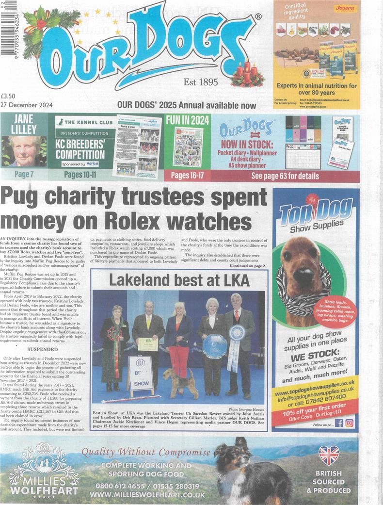 Our Dogs - 27/12/2024