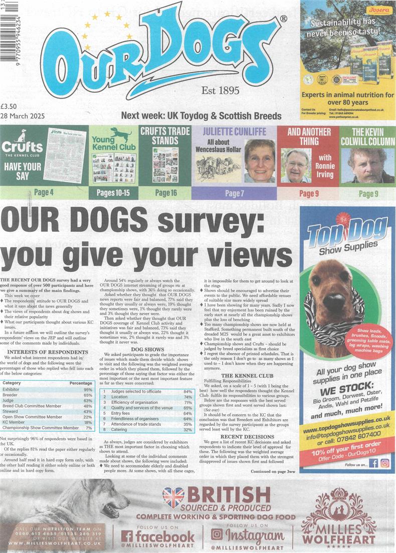 Our Dogs - 28/03/2025