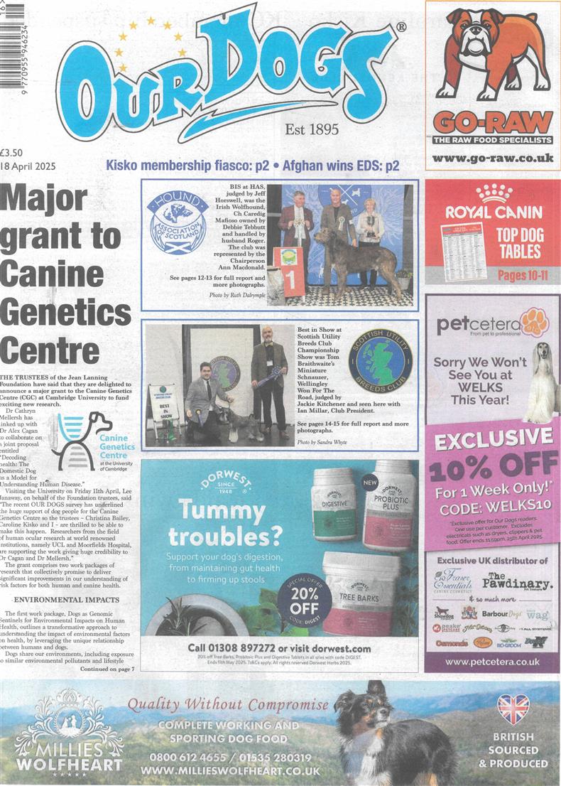 Our Dogs - 18/04/2025