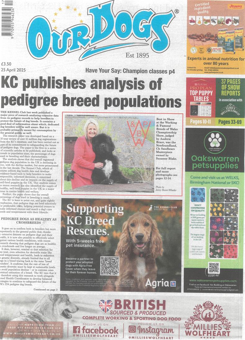 Our Dogs - 25/04/2025