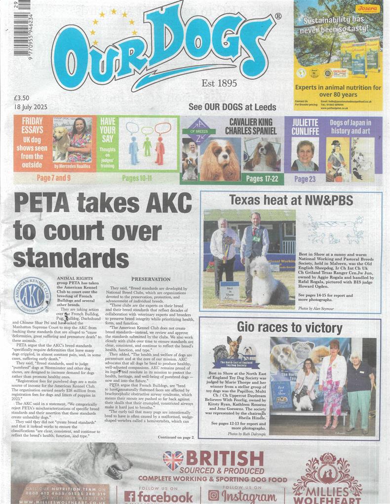 Our Dogs - 18/07/2025