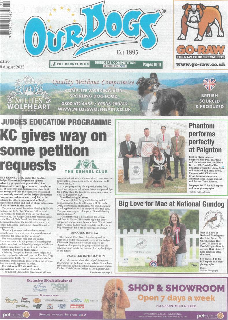 Our Dogs - 08/08/2025