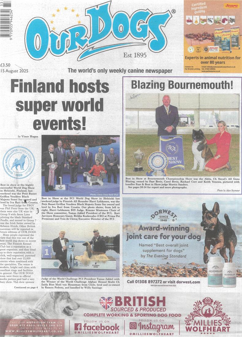 Our Dogs - 15/08/2025