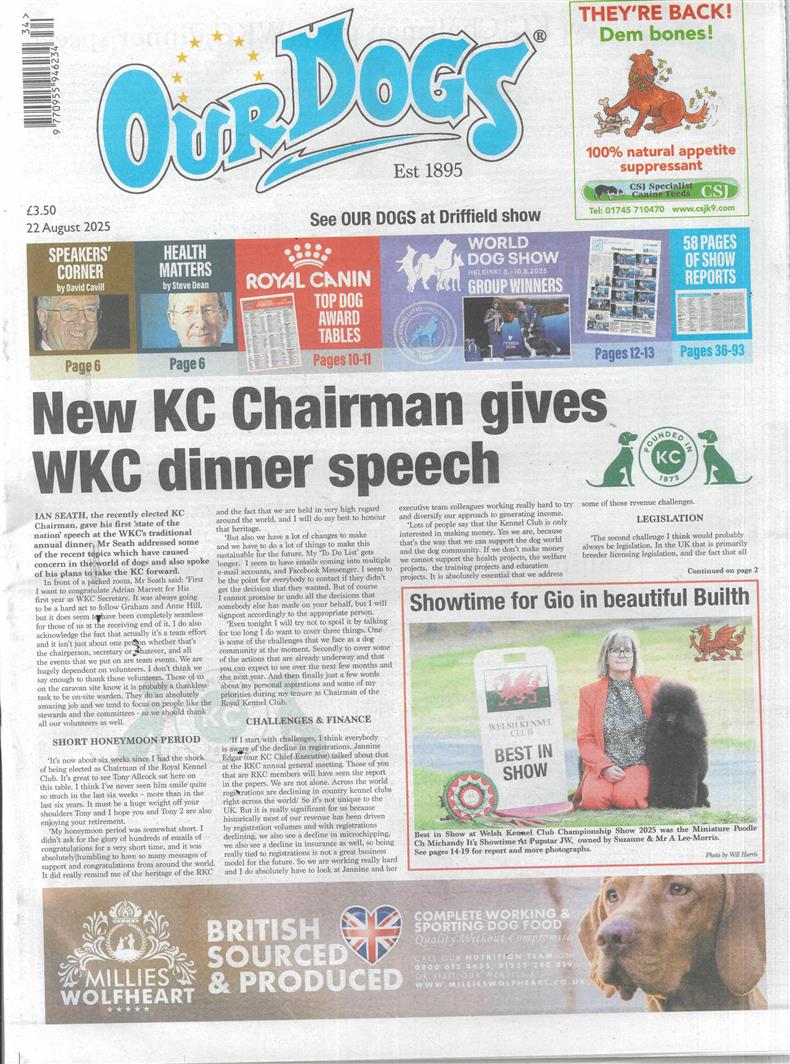 Our Dogs - 22/08/2025