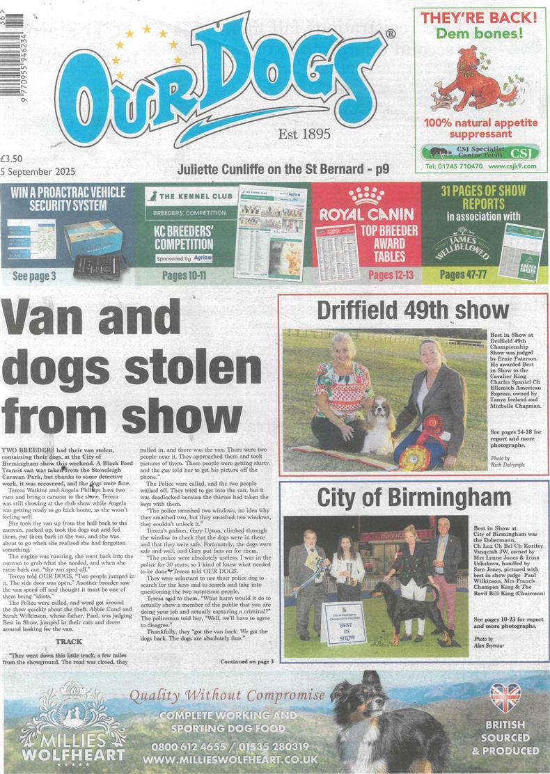 Our Dogs - 05/09/2025