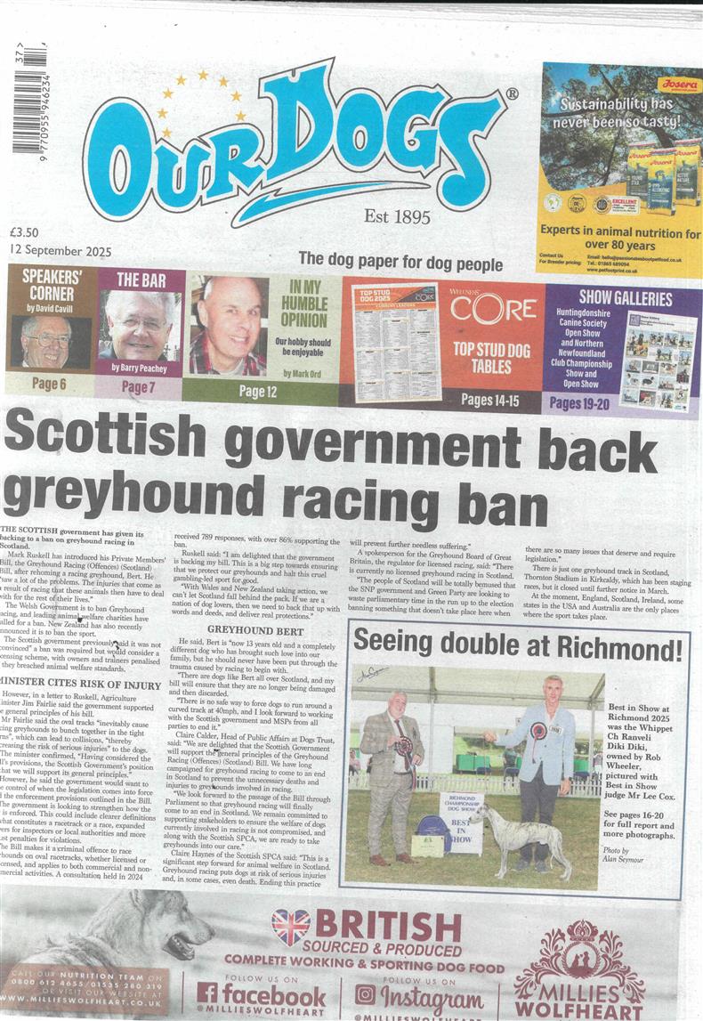 Our Dogs - 12/09/2025