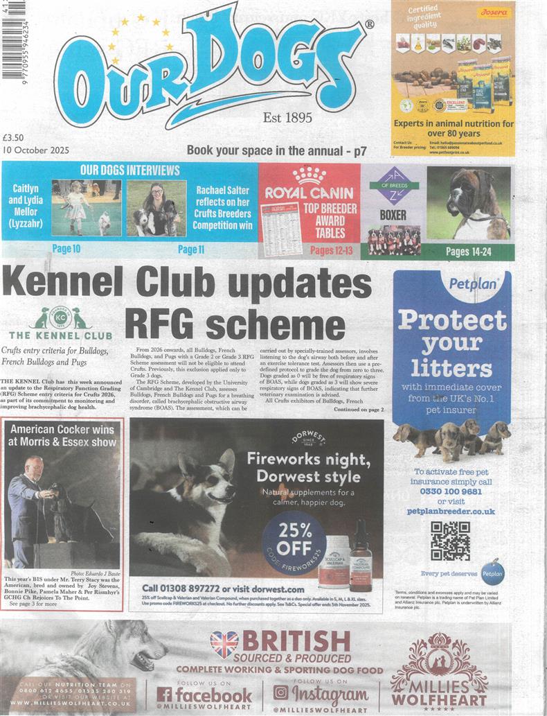 Our Dogs - 10/10/2025