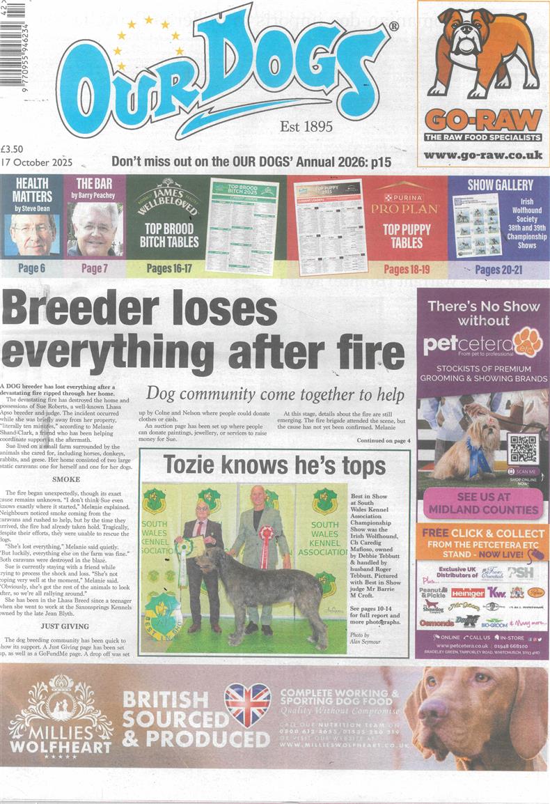 Our Dogs - 17/10/2025