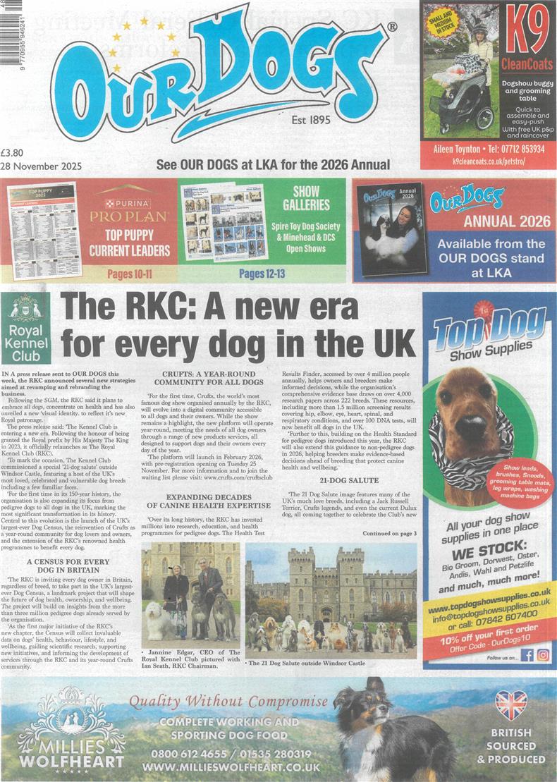 Our Dogs - 28/11/2025