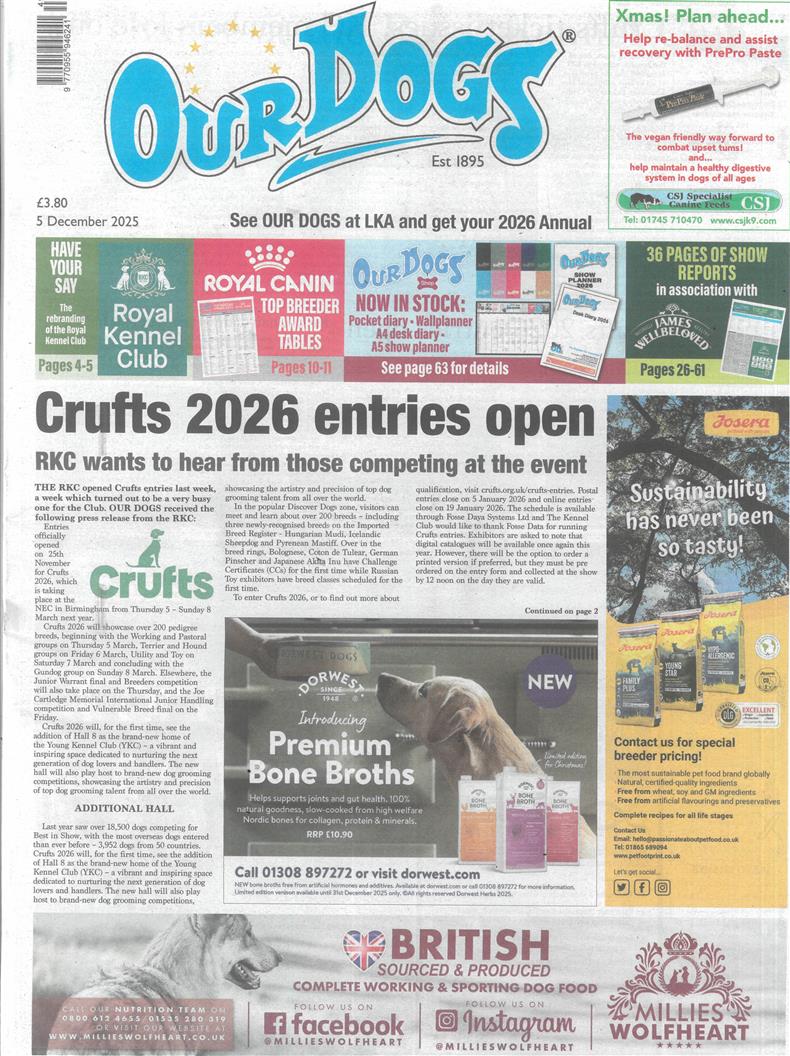 Our Dogs - 05/12/2025