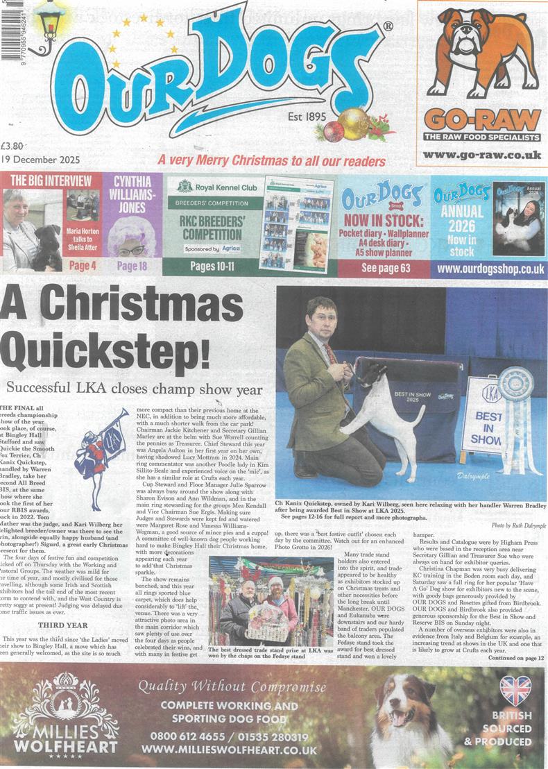 Our Dogs - 19/12/2025