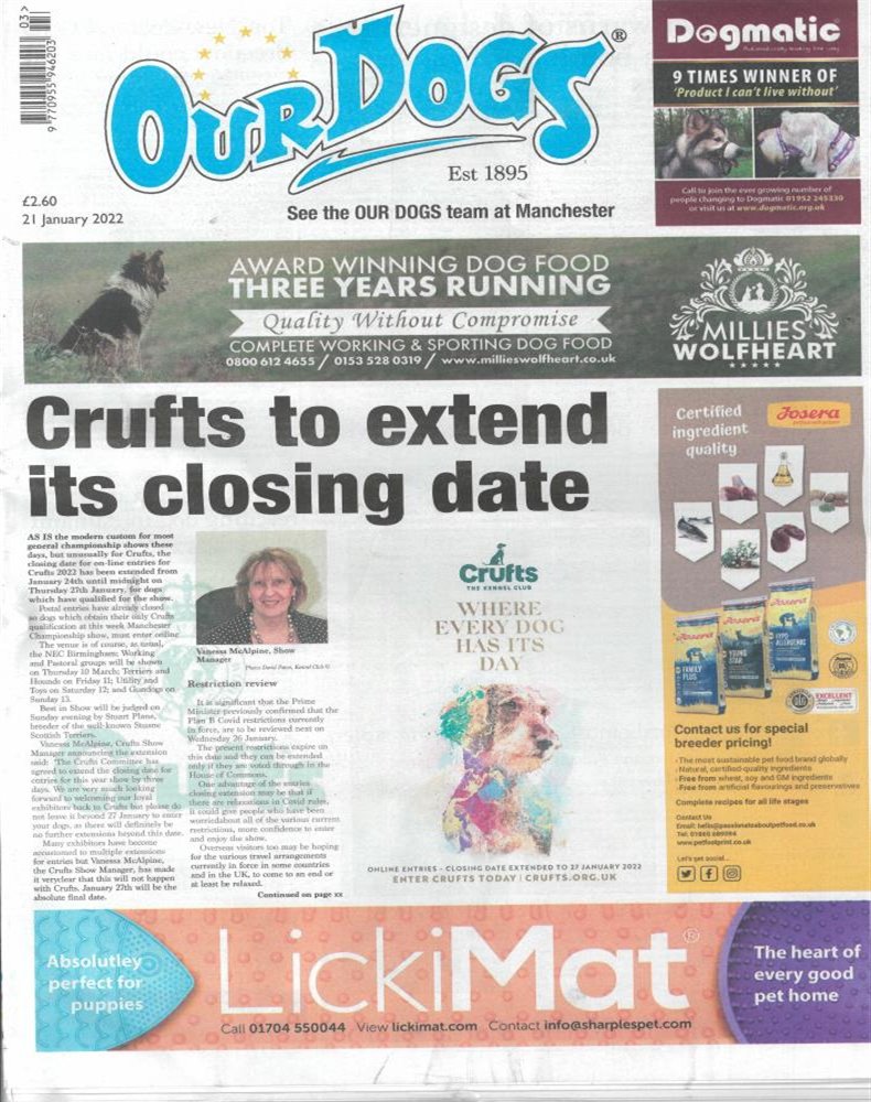 Our Dogs Issue 21/01/2022