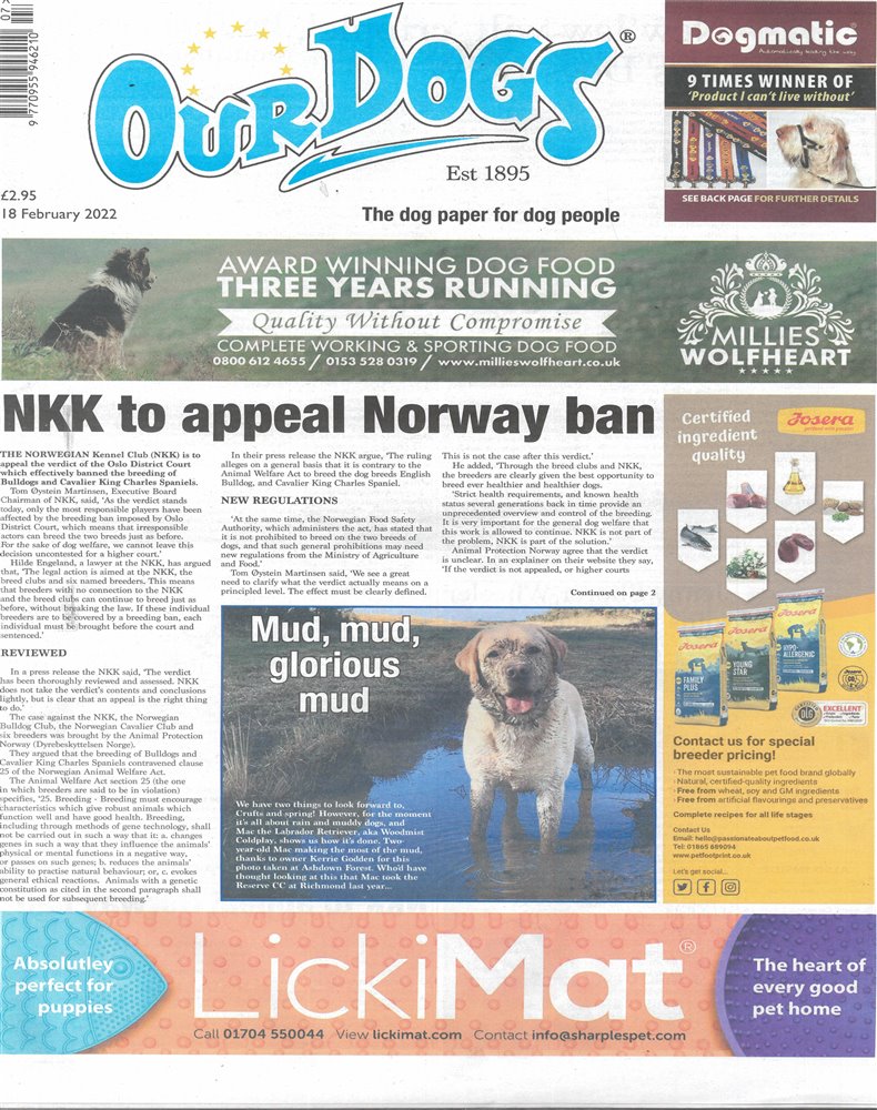 Our Dogs Magazine Issue 18/02/2022
