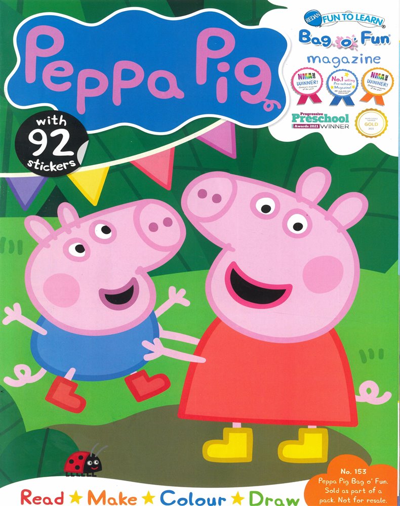 Peppa Pig Bag O Fun Magazine Subscription