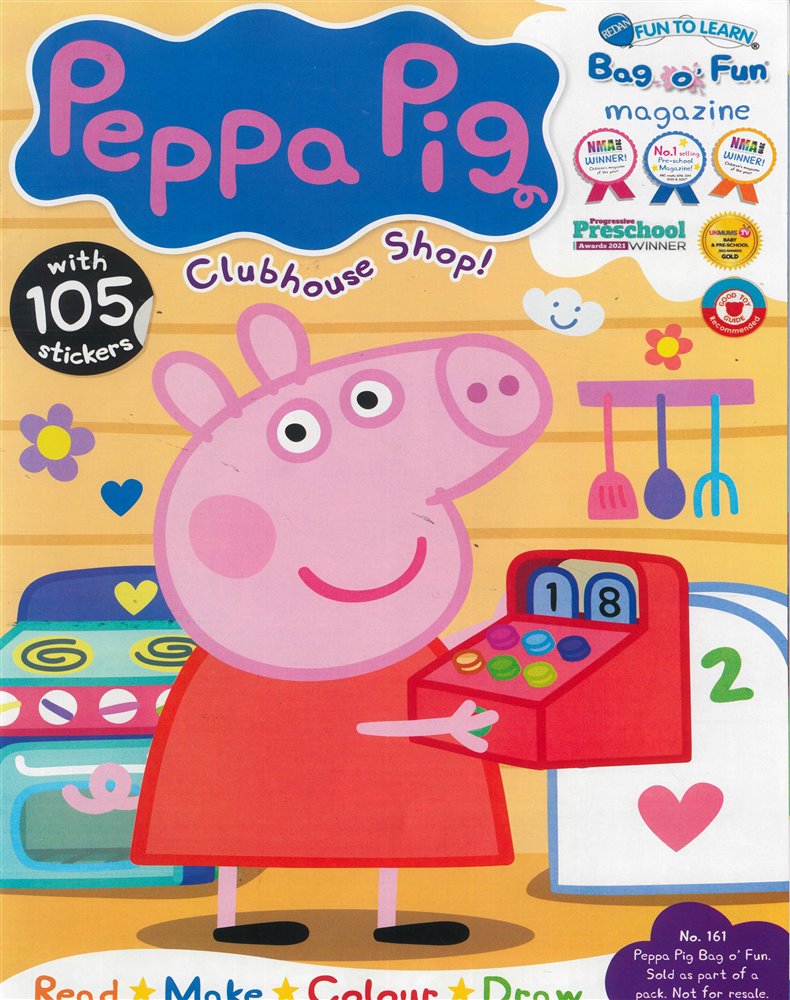 Peppa Pig Bag O Fun Magazine Subscription