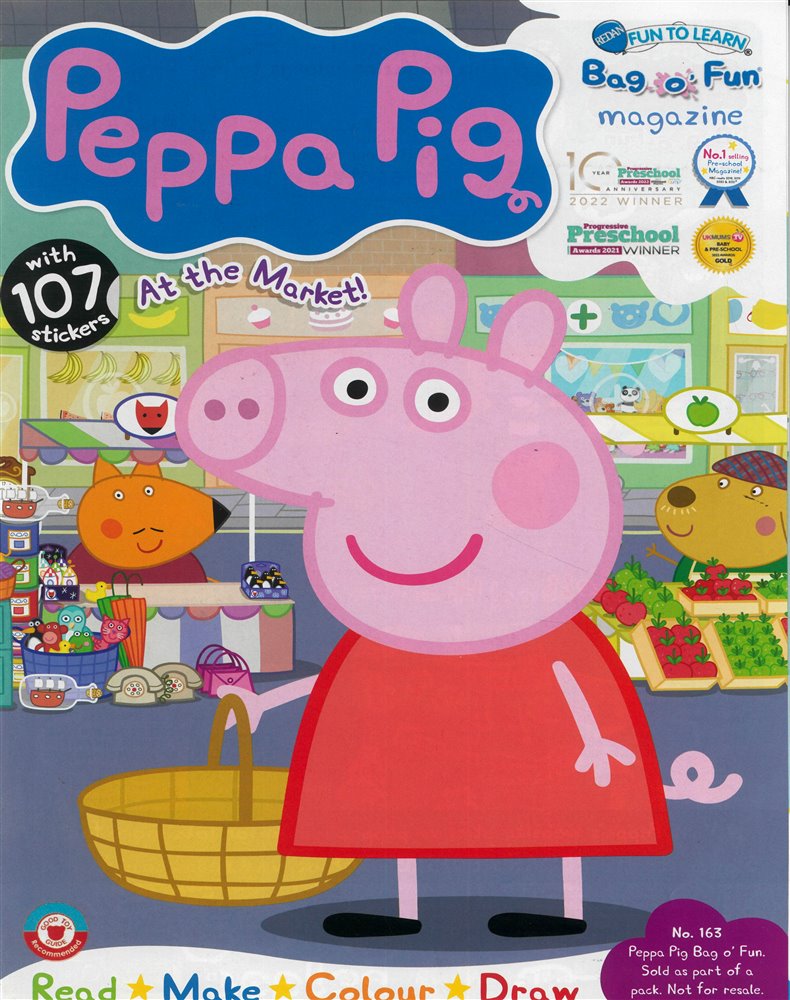 Peppa Pig Bag O Fun Magazine Subscription