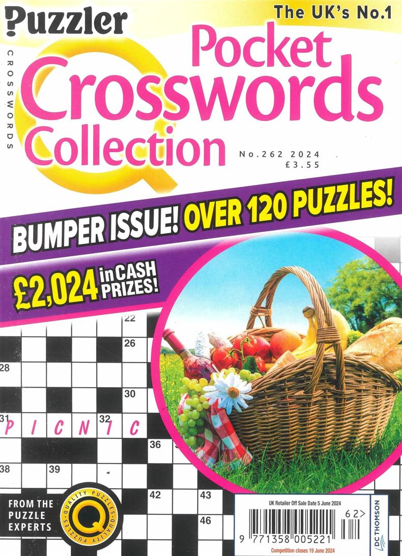 PUZZLER Q POCK CROSSWORDS - NO 262