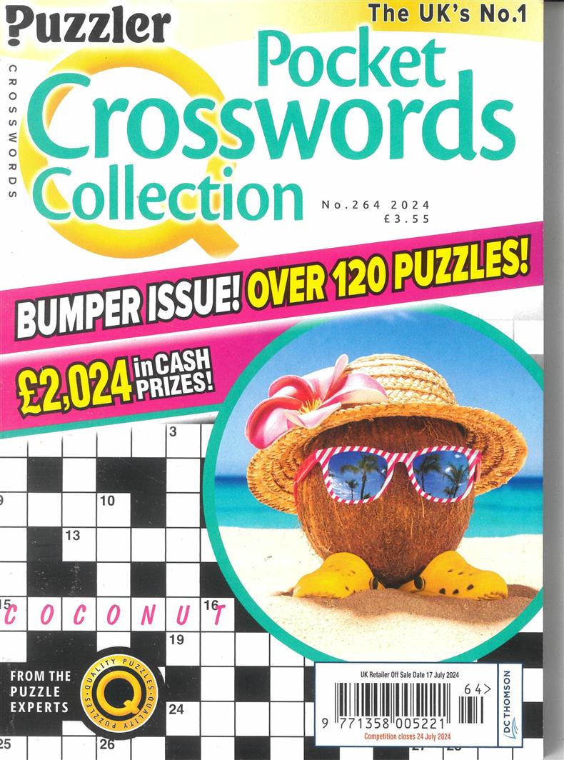 PUZZLER Q POCK CROSSWORDS - NO 264
