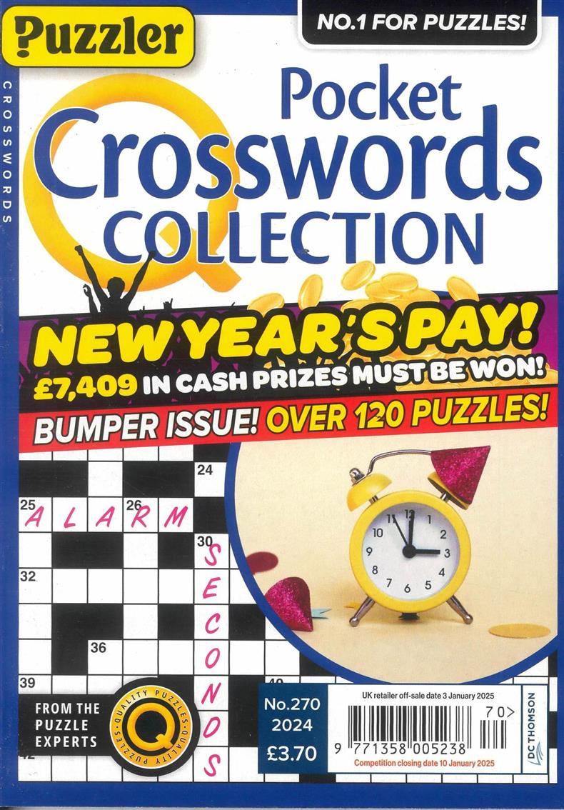 PUZZLER Q POCK CROSSWORDS - NO 270