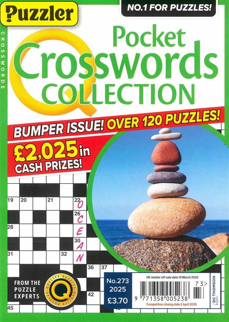 PUZZLER Q POCK CROSSWORDS - NO 273